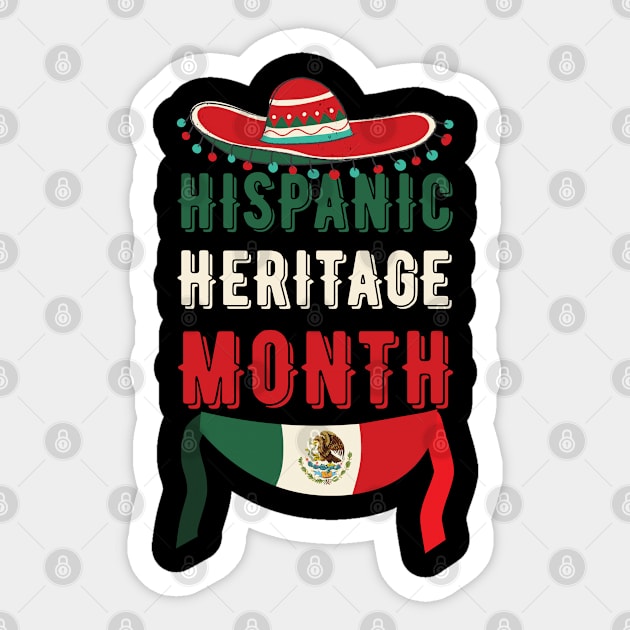 National Hispanic Heritage Month Sticker by Myartstor 